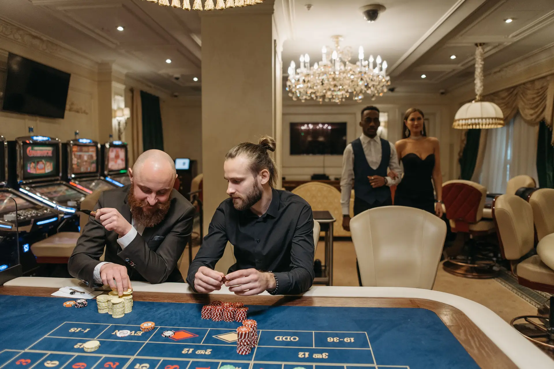 Celoten pogled na igralni salon